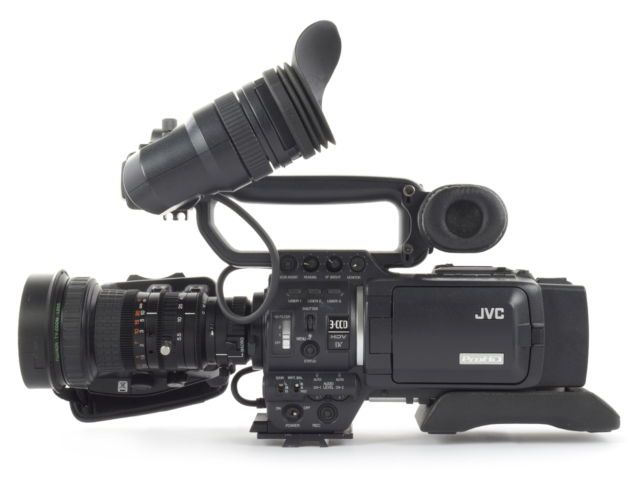 JVC Mini DV GYHD100 Camcorder with Fujinon 1.4/5.588 mm eBay